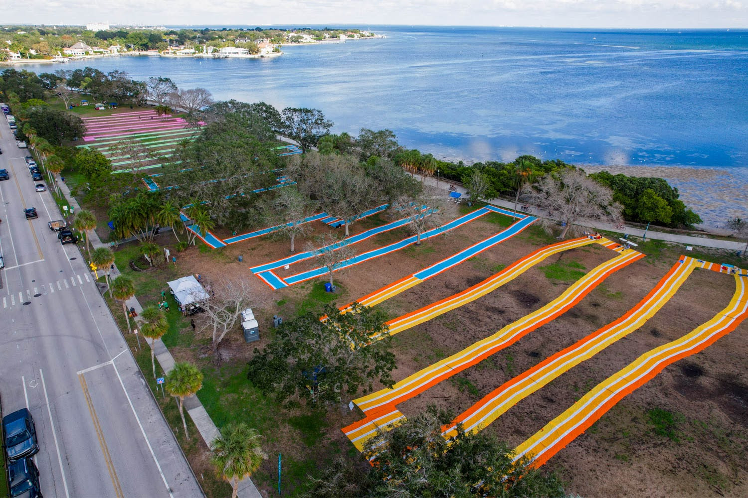 Picnic Land Blankets at Flora Wylie Park in St. Petersburg, FL